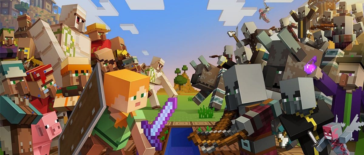 Actualización aldeas & saqueadores de Minecraft
