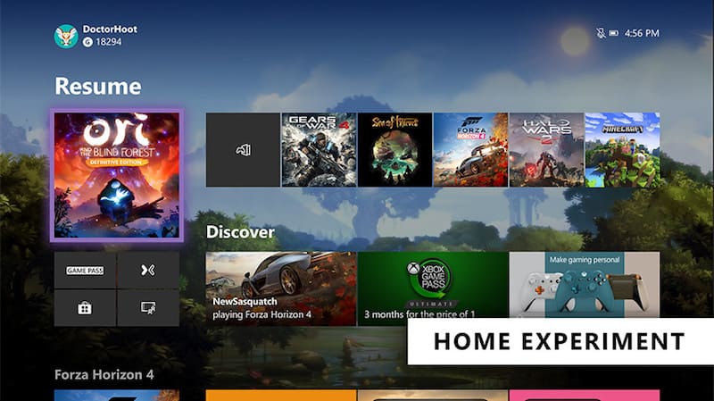 Llega la nueva interfaz para usuario de Xbox One